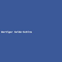 Wertiger Seide-Schirm