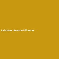 Leichtes Bronze-Pflaster