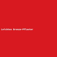 Leichtes Bronze-Pflaster