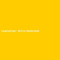 Langlebiger Wolle-Handschuh