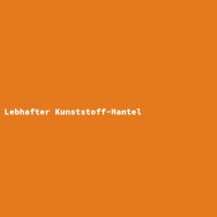 Lebhafter Kunststoff-Mantel