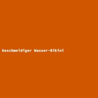 Geschmeidiger Wasser-Bikini