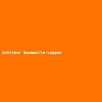 Schicker Baumwolle-Lappen