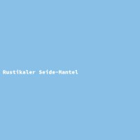 Rustikaler Seide-Mantel