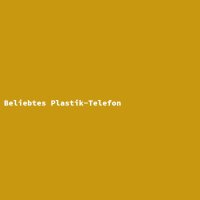 Beliebtes Plastik-Telefon