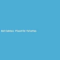 Beliebtes Plastik-Telefon